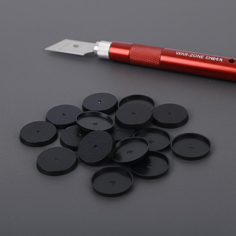Model Figure Base - 20Pcs 32mm Round Wargame Miniature Base