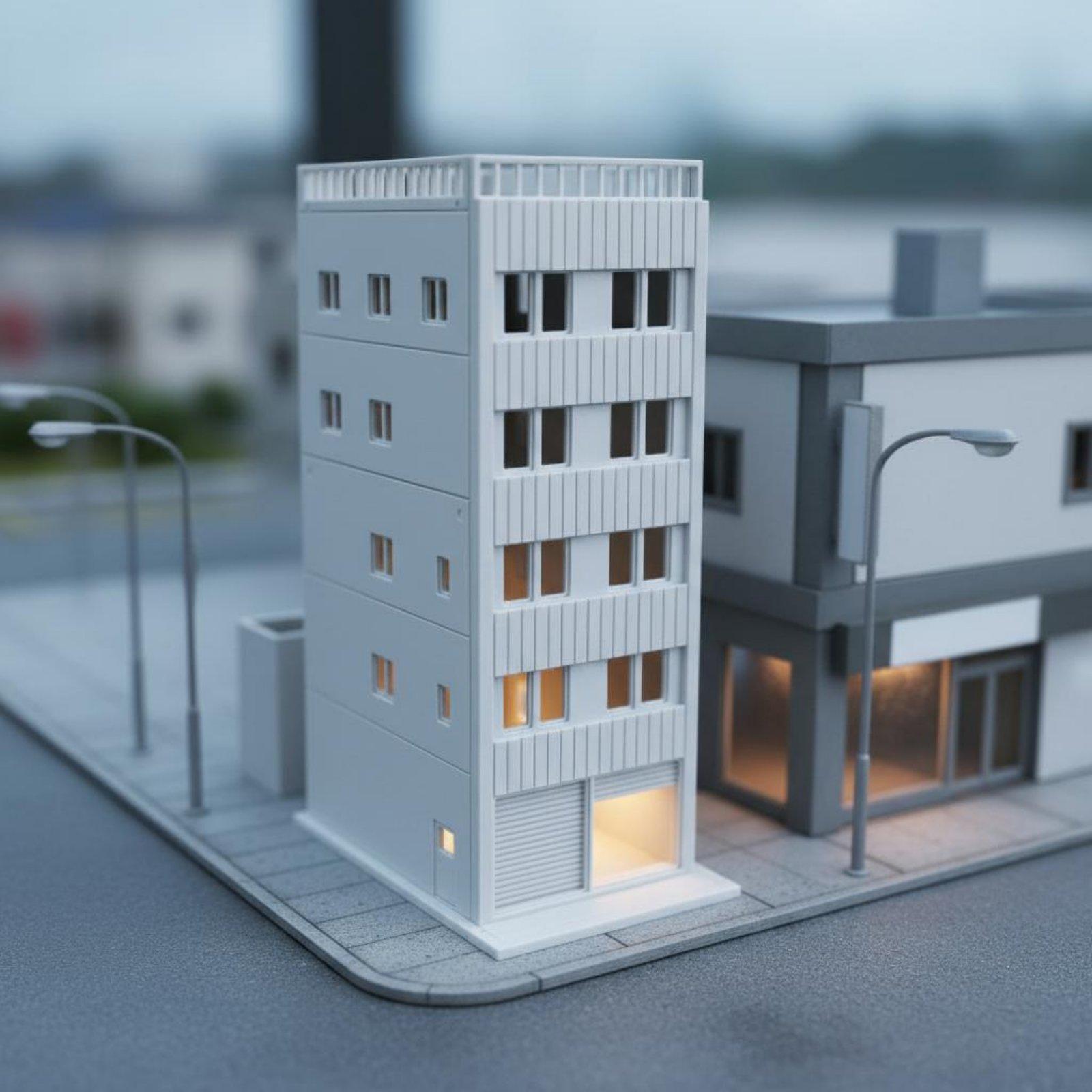 Model Kit House - Building Assembly Miniature Japanese House Model