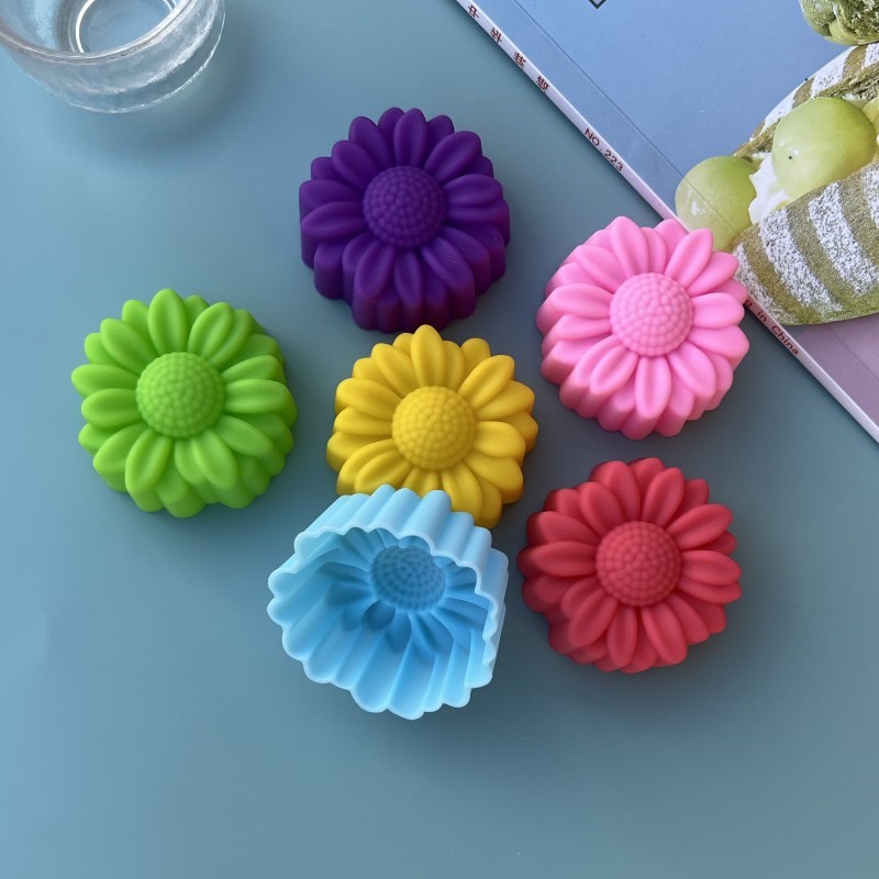 Model Kit For Beginners - 6 Pcs Set Non-Stick Flower Designs