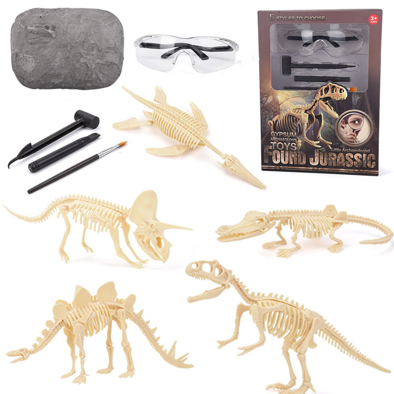 Model Kit Excavator - Dinosaur Fossil Excavation Kit STEM Excavates