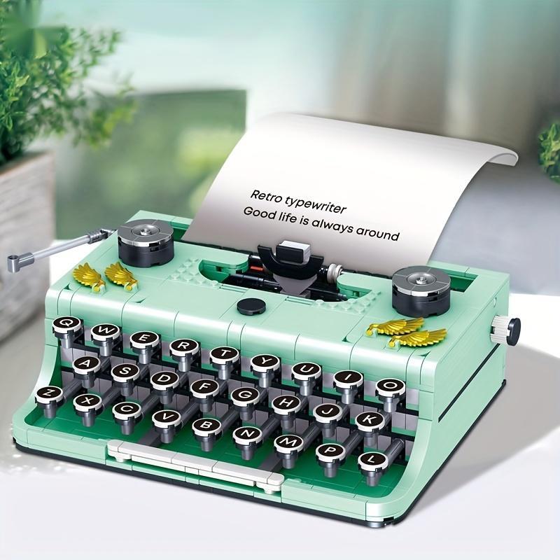 Model Kit Vespa - 820PCS Typewriter Building Blocks Classic Creative