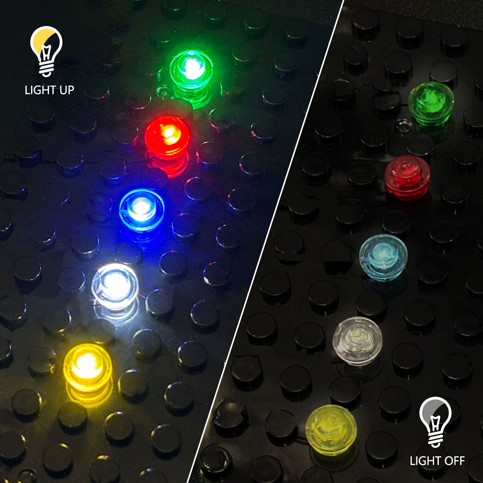 10 PCS Colorful LED Lighting   - đánh giá và giá Model Kit Chemistry