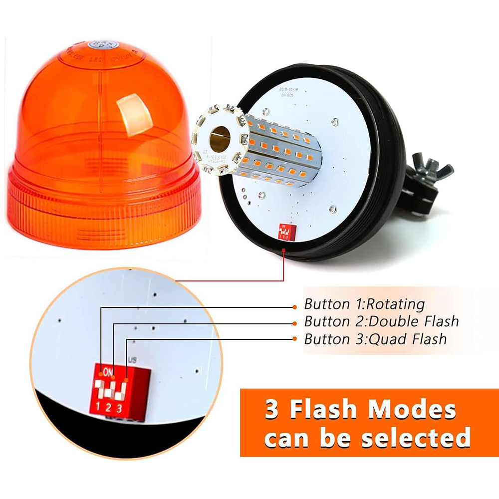 60 LED Amber Tractor Motorcycl - đánh giá và giá Model Kit Led