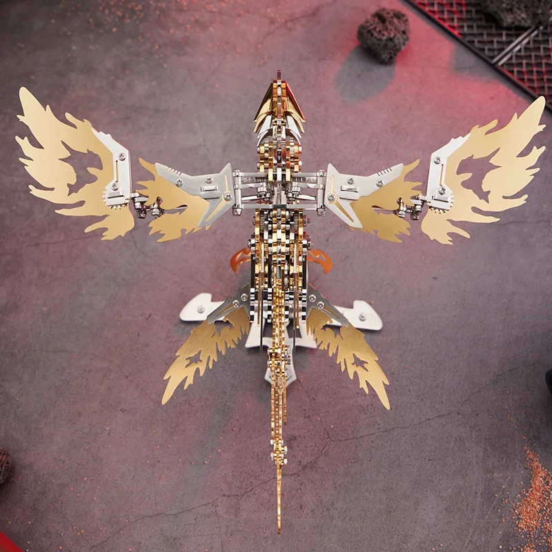 DIY Mechanical Phoenix Metal M - đánh giá và giá Model Kit Dragon