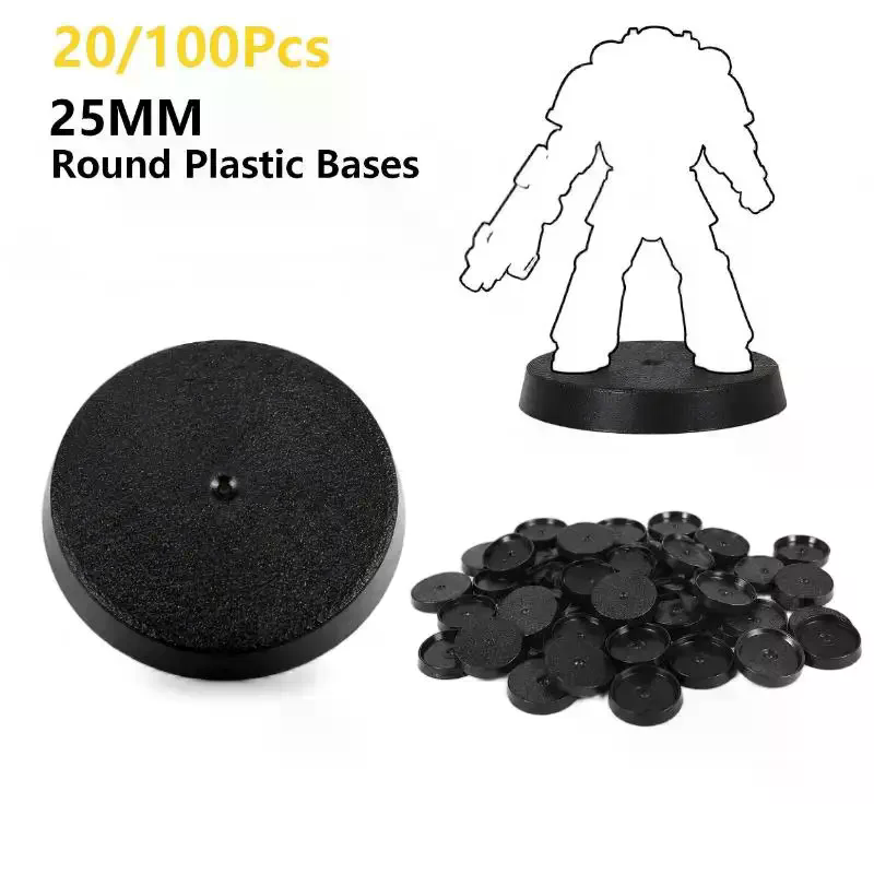20/100Pcs 25mm Round Wargame M - đánh giá và giá Model Figure Base