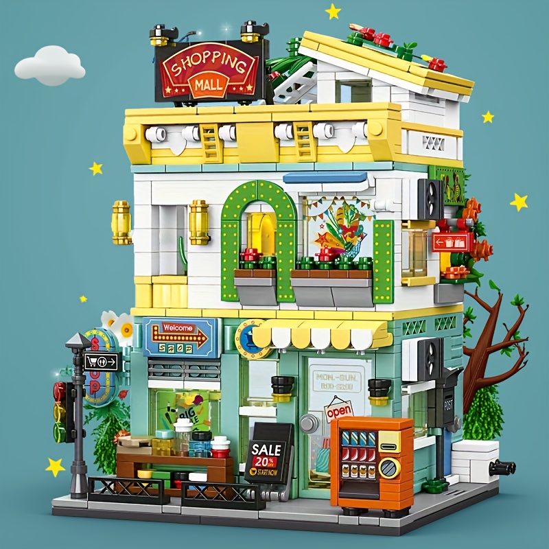 Town Life Streetscape Supermar - đánh giá và giá Model Kit Chemistry