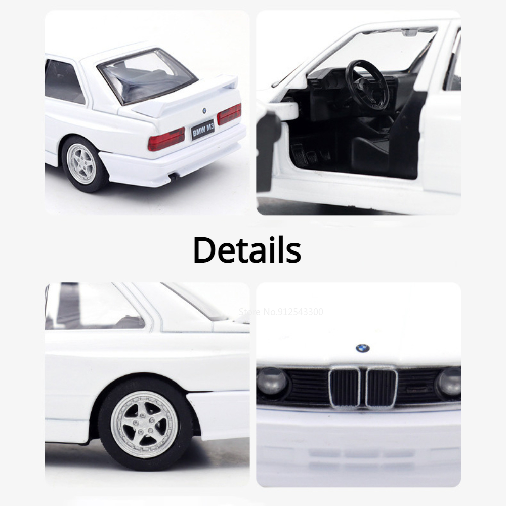 1/36 Scale BMW M3 1987 Toy Car - đánh giá và giá Model Kit Porsche 911