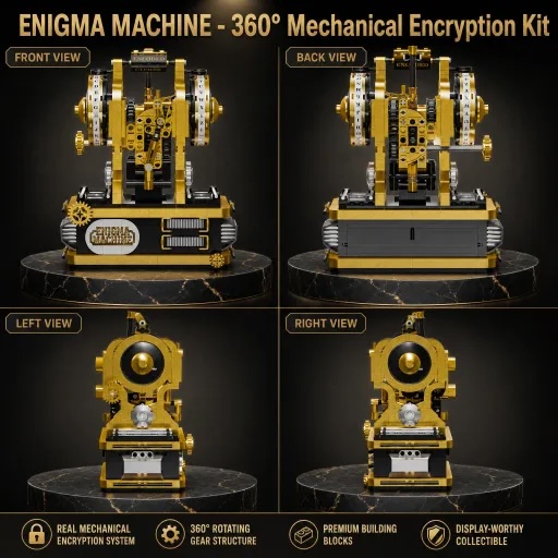 Enigma Machine Building Blocks - đánh giá và giá Model Kit Chemistry
