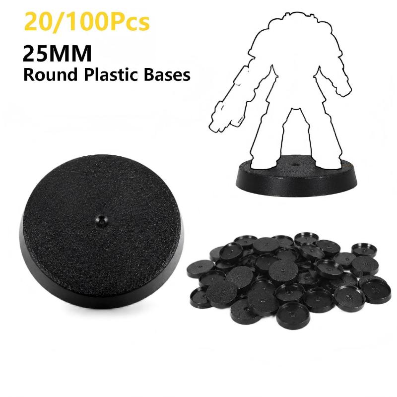 20/100Pcs 25mm Round Wargame M - đánh giá và giá Model Figure Base