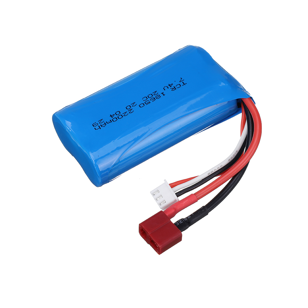 7.4V 2200mAh 18650 Lipo Batery - đánh giá và giá Model Kit Land Rover