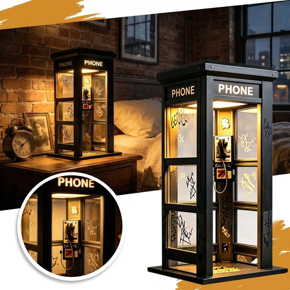 Retro Graffiti Phone Booth Tab - đánh giá và giá Model Kit Led