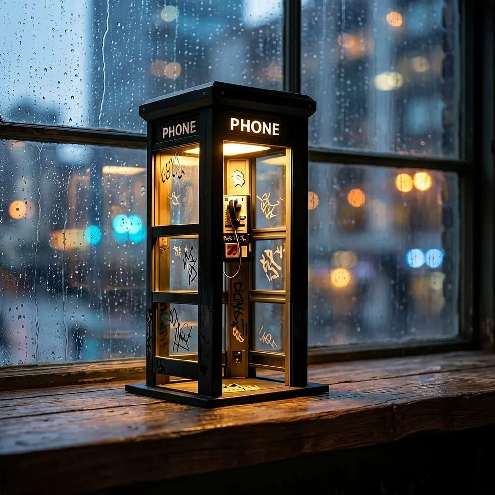 Retro Graffiti Phone Booth Tab - đánh giá và giá Model Kit Led