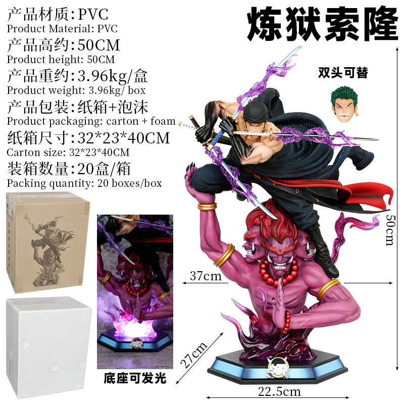 One Piece Roronoa Zoro Purgato - đánh giá và giá Model Figure Base