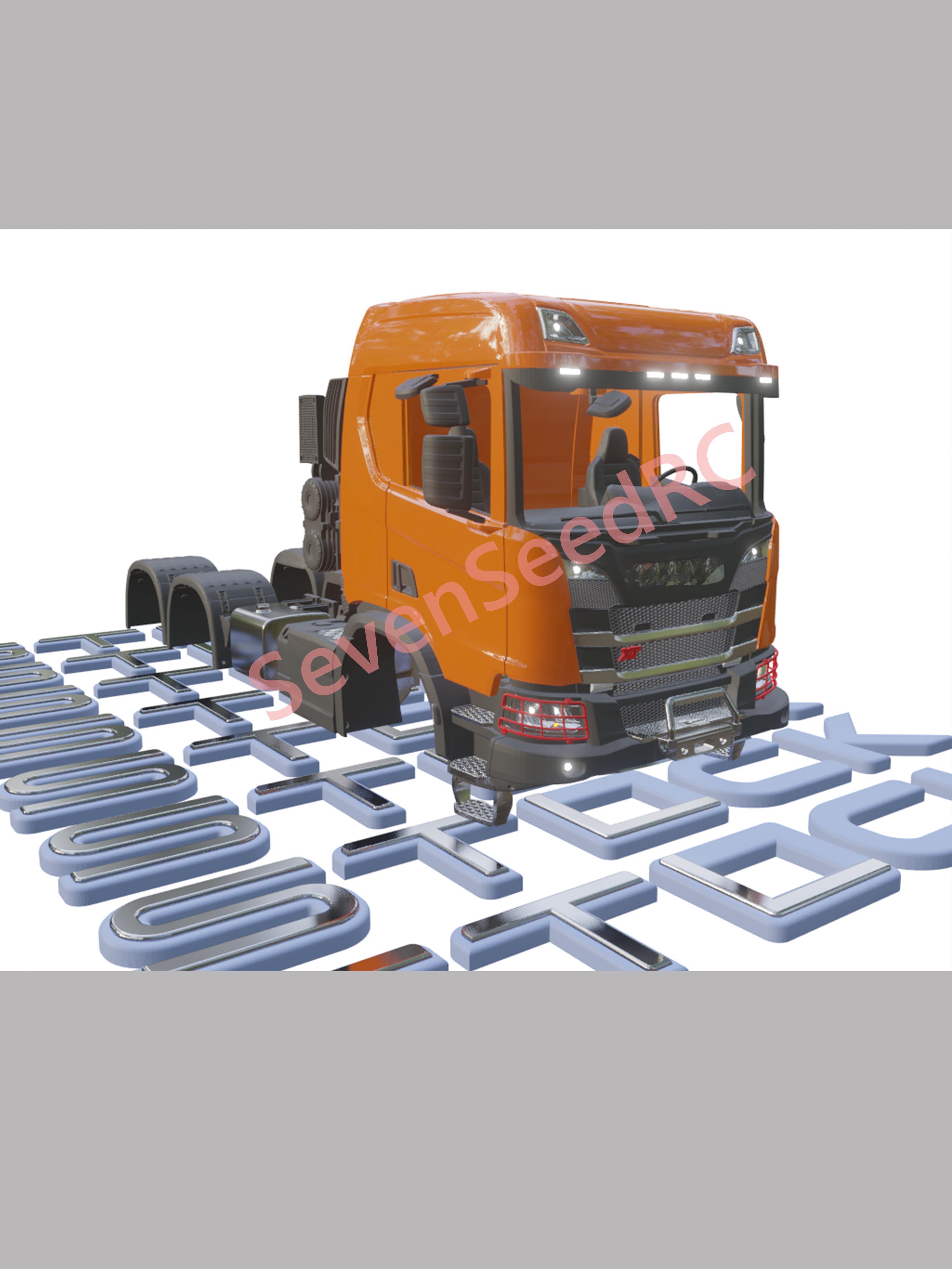 3d Printed Truck KIT SCANI XT  - đánh giá và giá Model Kit Jdm