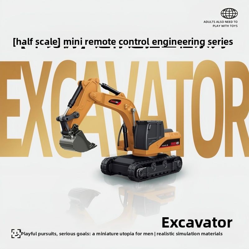 1:64 Metal RC Engineering Car  - đánh giá và giá Model Kit Excavator