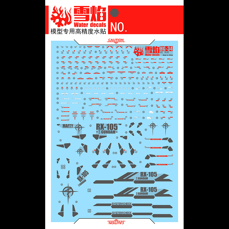 Model Decals Water Slide Decal - đánh giá và giá Model Kit Hg