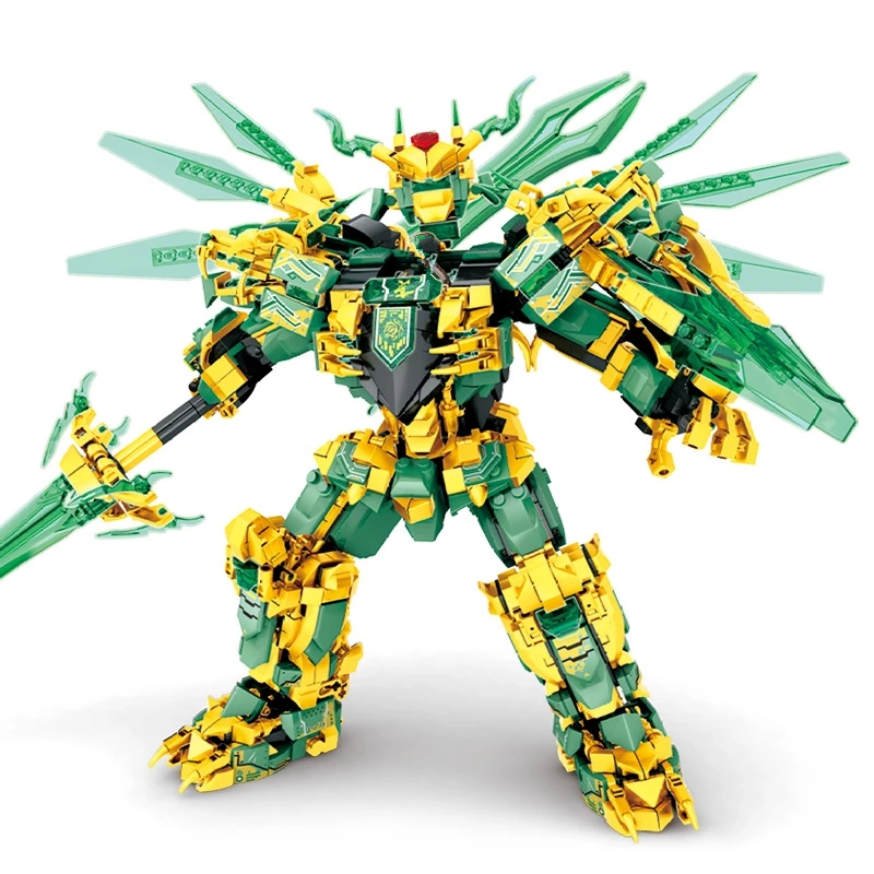 1618pcs Warrior Mechanical Tit - đánh giá và giá Model Kit Ninja