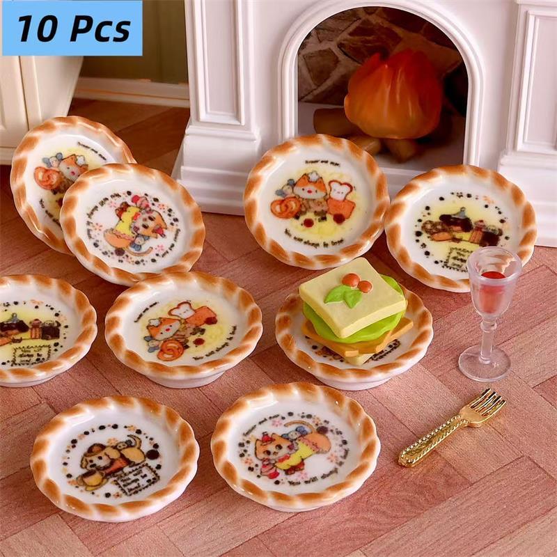 10Pcs/set Dollhouse Miniature  - đánh giá và giá Model Kit House
