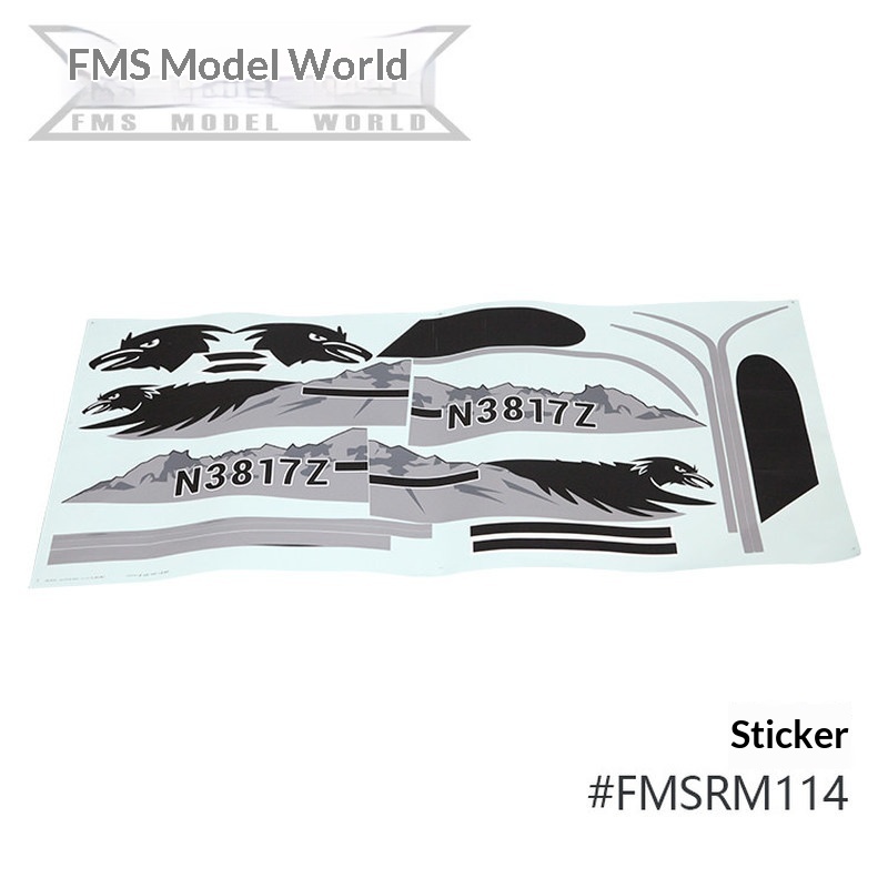 FMS RC Plane Decals For 1700mm - đánh giá và giá Model Kit Land Rover