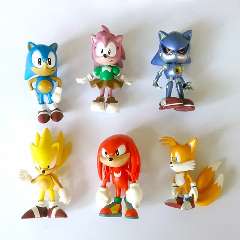 Set Mini Cute 6pcs Sonic PVC C - đánh giá và giá Model Kit Sonic