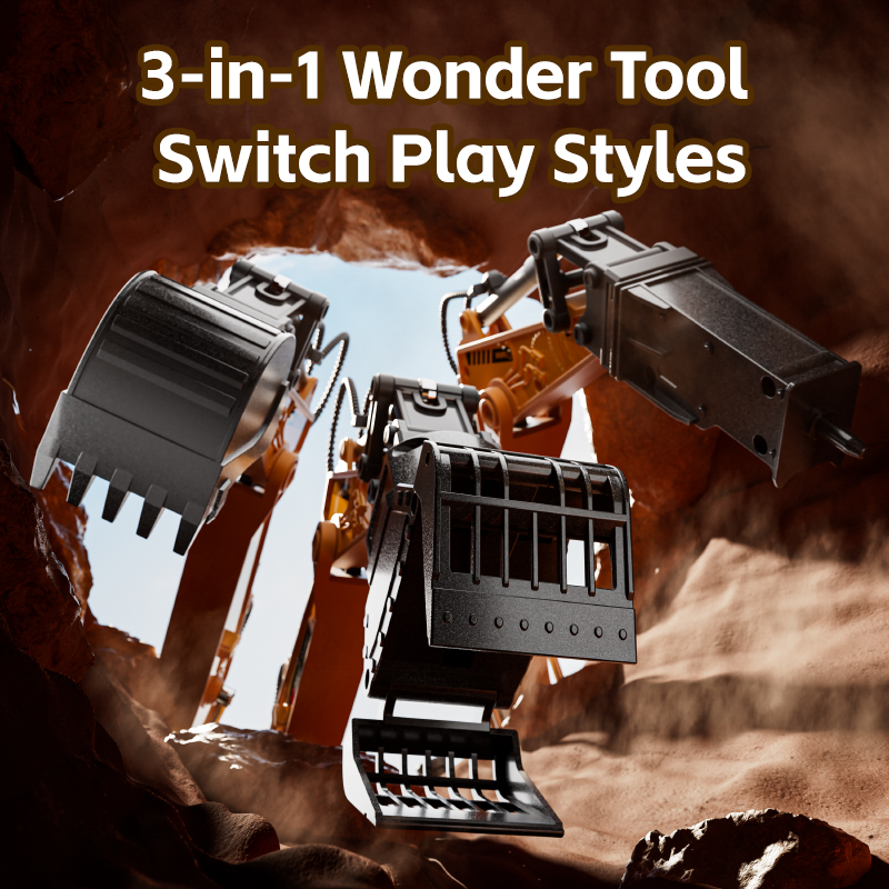RC Excavator 14 Channel 3 IN 1 - đánh giá và giá Model Kit Excavator