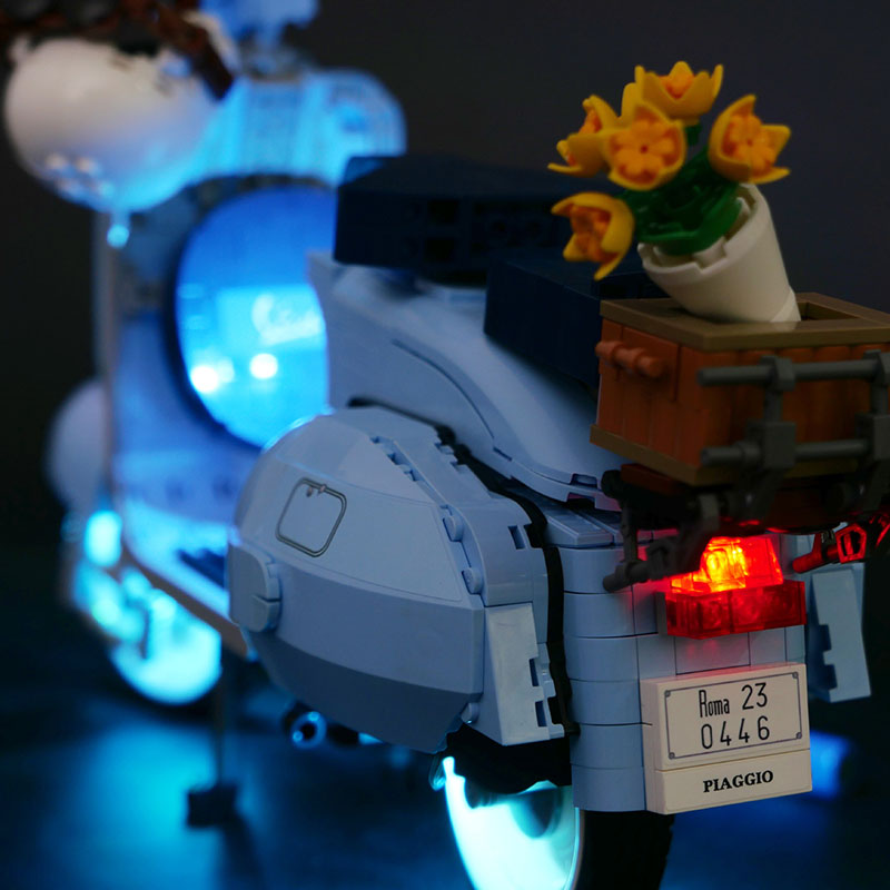 LED Light Kit For LEGO 10298 R - đánh giá và giá Model Kit Vespa