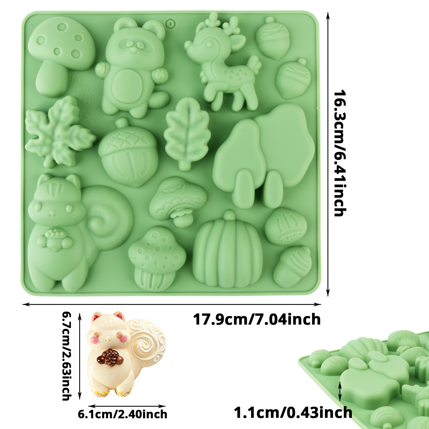 1 Silicone Cake Mold in the Sh - đánh giá và giá Model Kit For Beginners