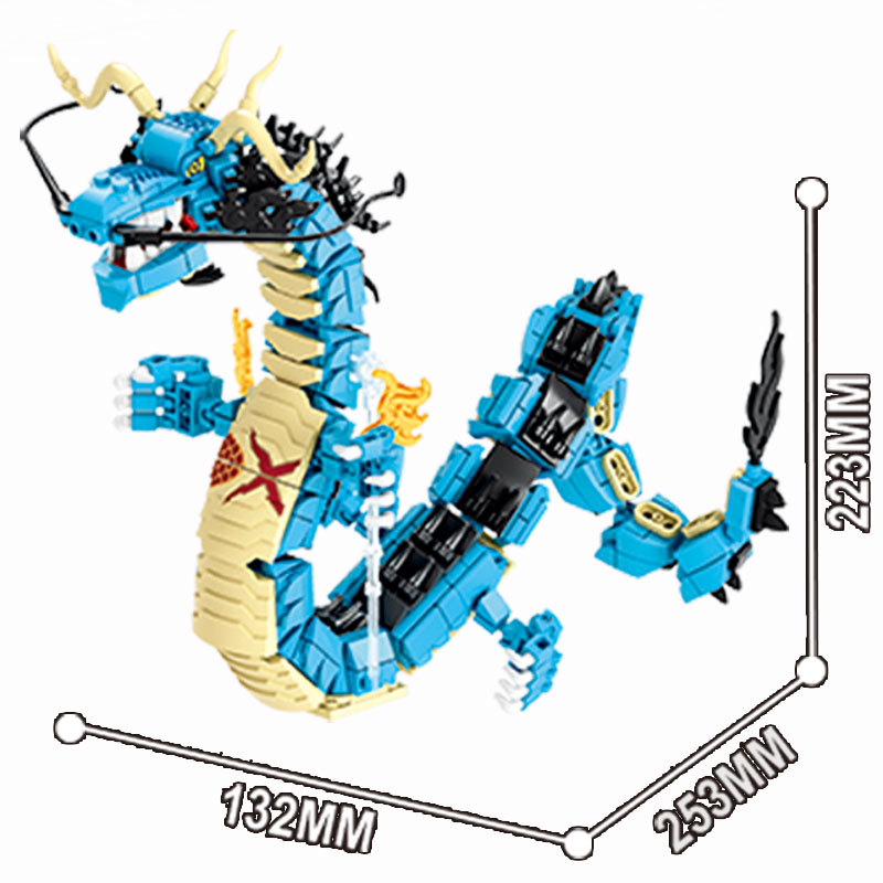 8in1 One Piece Building Blocks - đánh giá và giá Model Kit Dragon
