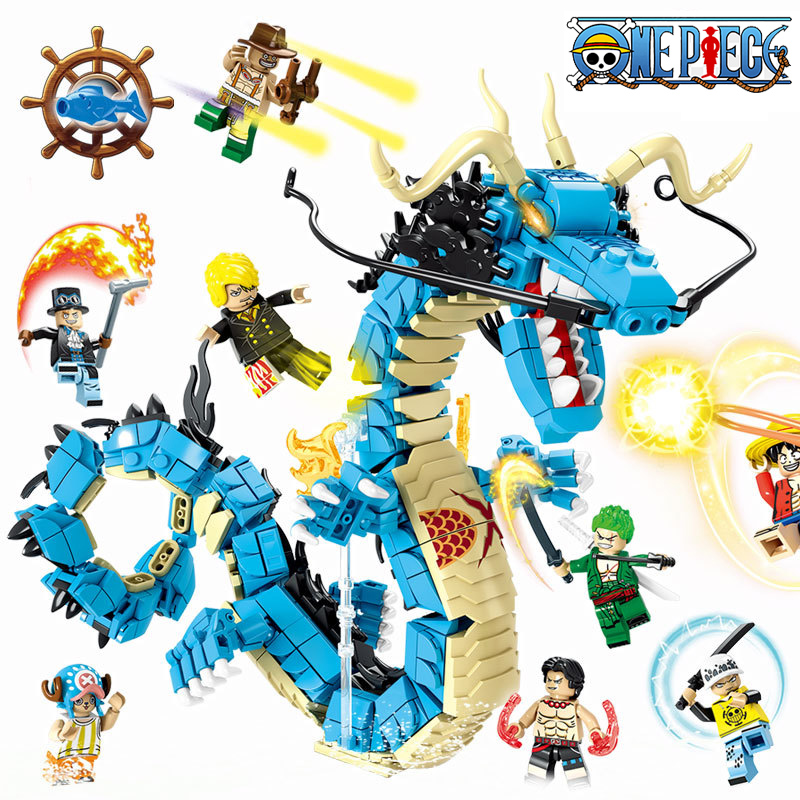 8in1 One Piece Building Blocks - đánh giá và giá Model Kit Dragon