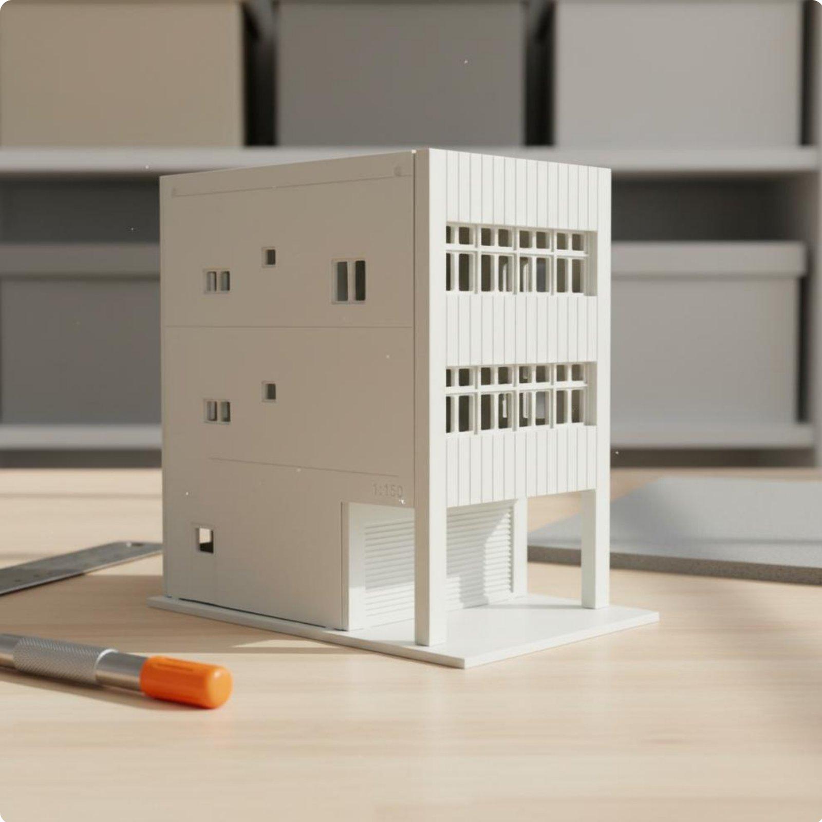 Building Assembly Miniature Ja - đánh giá và giá Model Kit House