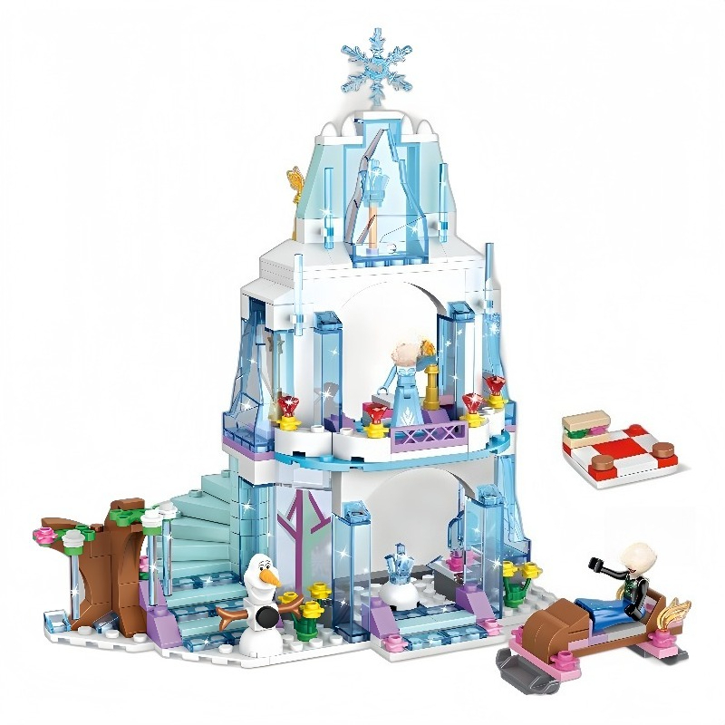 Elsa Ice Castle Building Block - đánh giá và giá Model Kit House