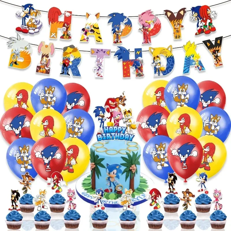 Sonic Theme Birthday Party Dec - đánh giá và giá Model Kit Sonic