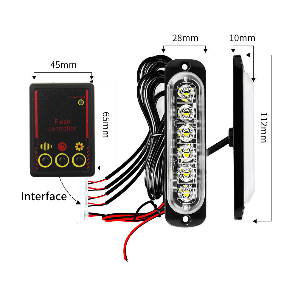 Car Front Grille Lighting 12V  - đánh giá và giá Model Kit Led