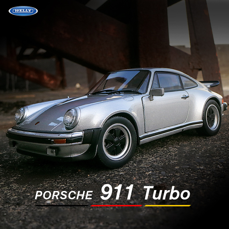 WELLY 1:24 Porsche 911 Turbo 3 - đánh giá và giá Model Kit Porsche 911
