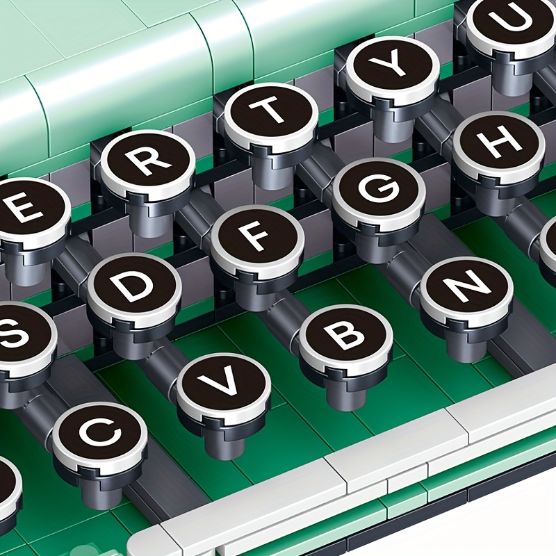 820PCS Typewriter Building Blo - đánh giá và giá Model Kit Vespa