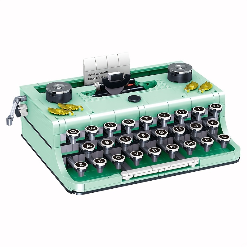 820PCS Typewriter Building Blo - đánh giá và giá Model Kit Vespa