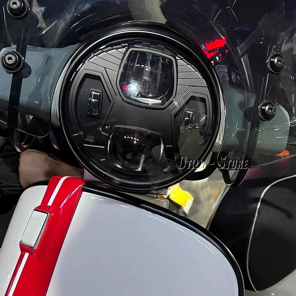 LED Headlight Assembly Black C - đánh giá và giá Model Kit Vespa