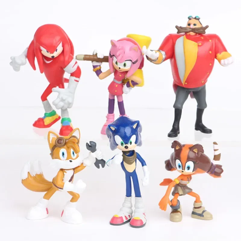 6Pieces/Set Sonic Action Figur - đánh giá và giá Model Kit Sonic