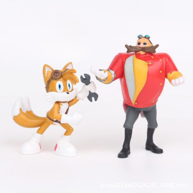 6Pieces/Set Sonic Action Figur - đánh giá và giá Model Kit Sonic